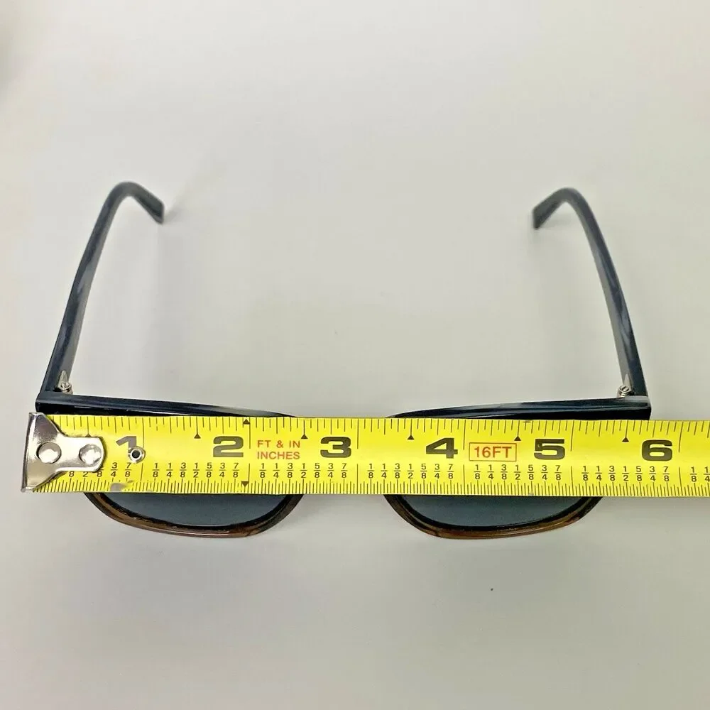 Warby Parker Barkley XW LBF 125 Sunglasses Blue Brown 59-19-150